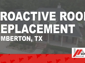 Proactive roof replacement in Lumberton TX completed by Southern Roofing Solutions using GAF architectural shingles and Equipter